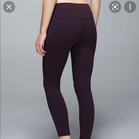 Lululemon black cherry hoodie and leggings set both size 8 - Picture 2 of 6